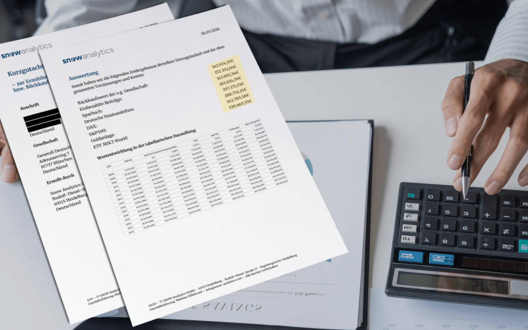 Aus der Praxis: Sind die errechneten Werte plausibel?