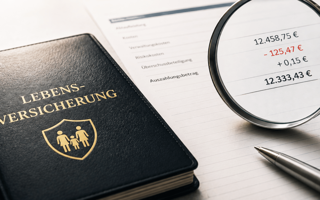 Abrechnung der Lebensversicherung: Warum scheinbar kleine Fehler große Auswirkungen haben können